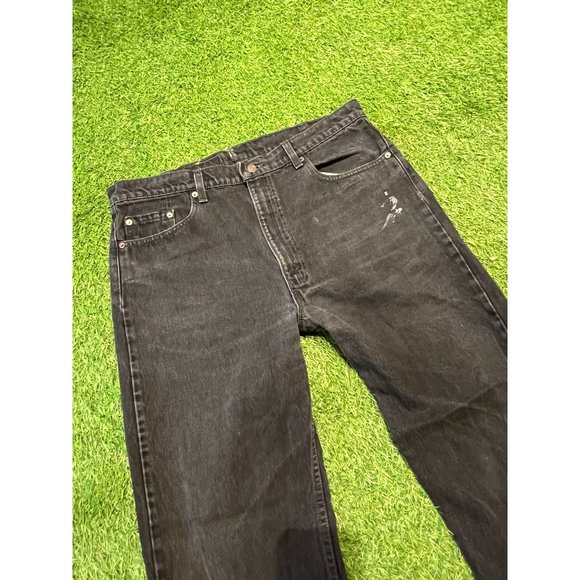 Vintage Levi’s 505 regular fit black denim jeans - Picture 2 of 12